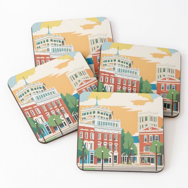 Item preview, Thomasville, Georgia illustration designed and sold by lost-artbrush.