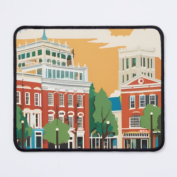 Item preview, Thomasville, Georgia illustration designed and sold by lost-artbrush.