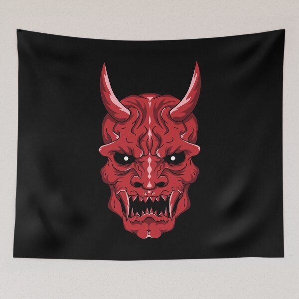 Item preview, Epic Oni Demon Skull - Red designed and sold by Starquake.