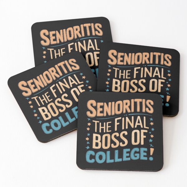 Item preview, Senioritis: The Final Boss of College | Humor Gift  designed and sold by JOY STORE 45.
