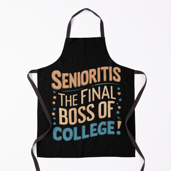 Item preview, Senioritis: The Final Boss of College | Humor Gift designed and sold by JOY STORE 45.