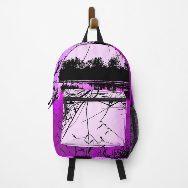 Item preview, Surreal Tree Silhouette Reflecting on Magenta Pond designed and sold by Fredster1966.