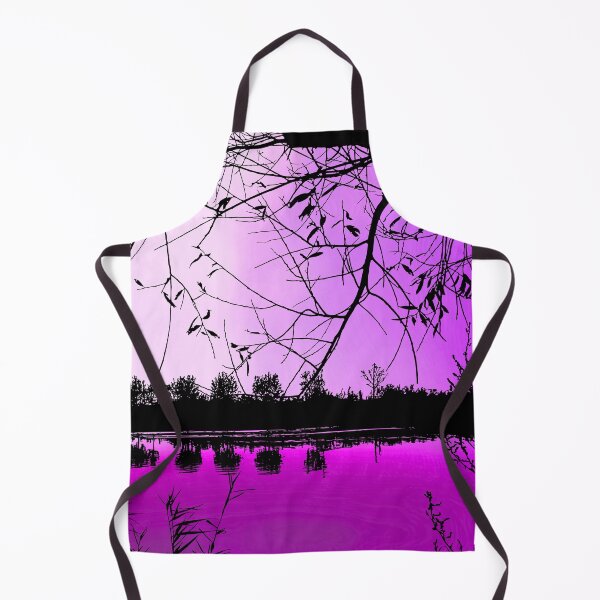 Item preview, Surreal Tree Silhouette Reflecting on Magenta Pond designed and sold by Fredster1966.