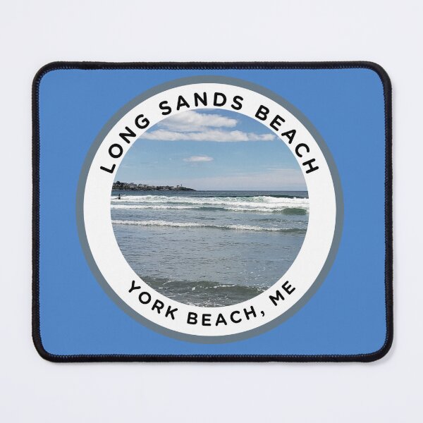 Item preview, Long Sands Beach and Nubble Lighthouse - York Beach, ME - Cape Neddick designed and sold by SAMJA-Art.