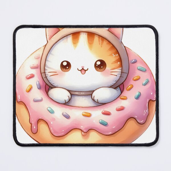 Item preview, Cat in doughnut designed and sold by islandboy86.