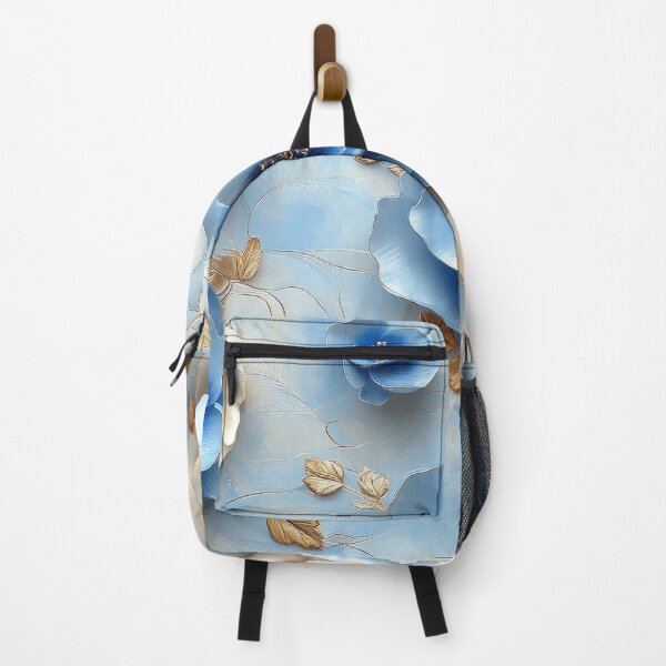 Item preview, Elegant Blue and Gold Floral Fantasy designed and sold by regalaibylondon.