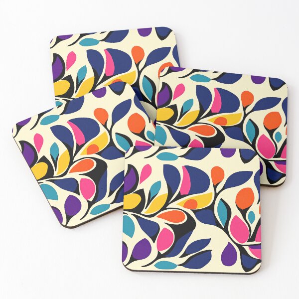 Item preview, Vibrant Petals Abstract Pattern designed and sold by DancingBuddha.