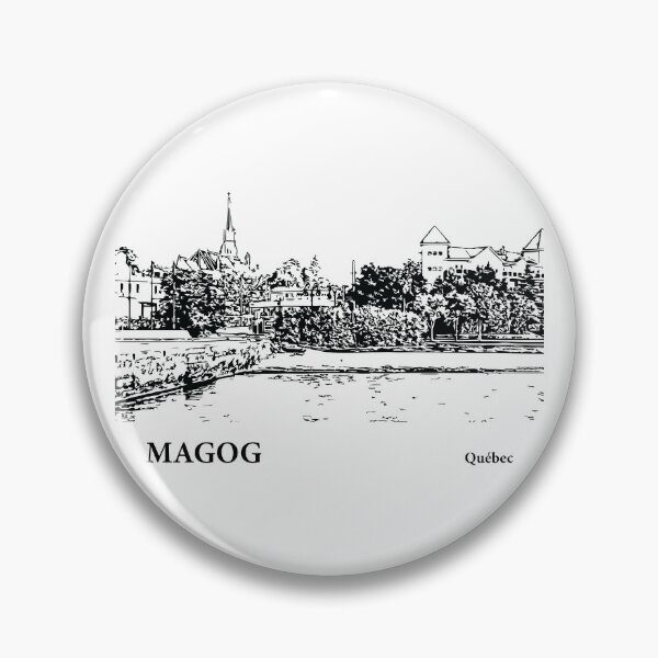 Item preview, Magog Québec designed and sold by Lakeric Cityscapes.