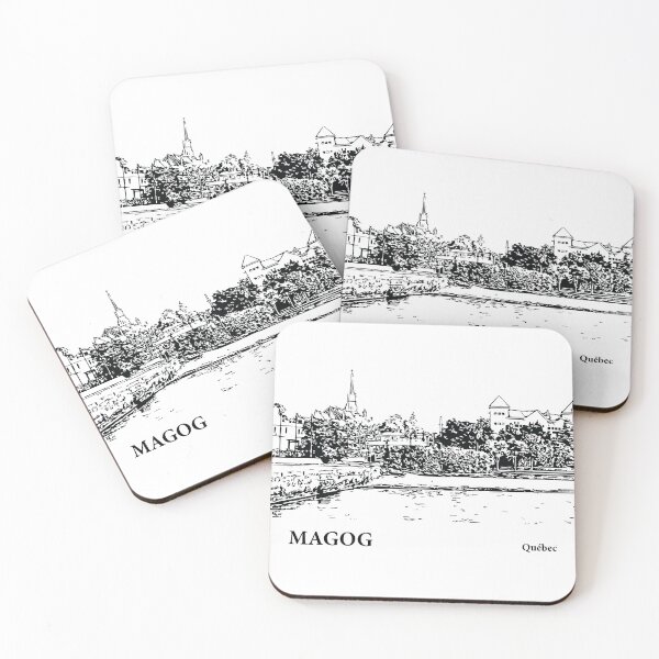 Item preview, Magog Québec designed and sold by Lakeric Cityscapes.