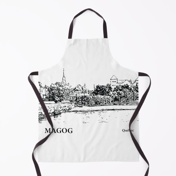 Item preview, Magog Québec designed and sold by Lakeric Cityscapes.
