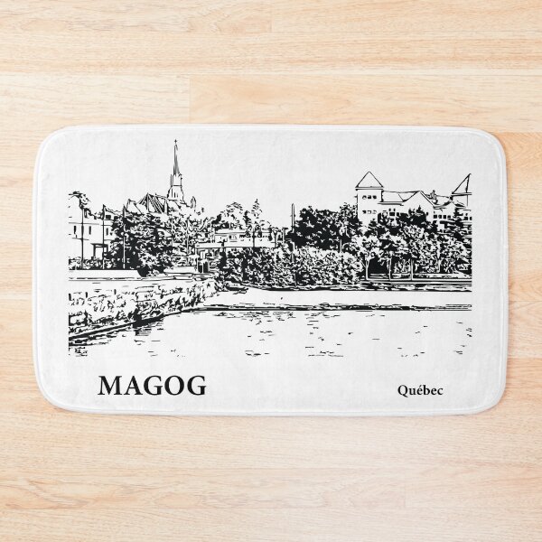 Item preview, Magog Québec designed and sold by Lakeric Cityscapes.