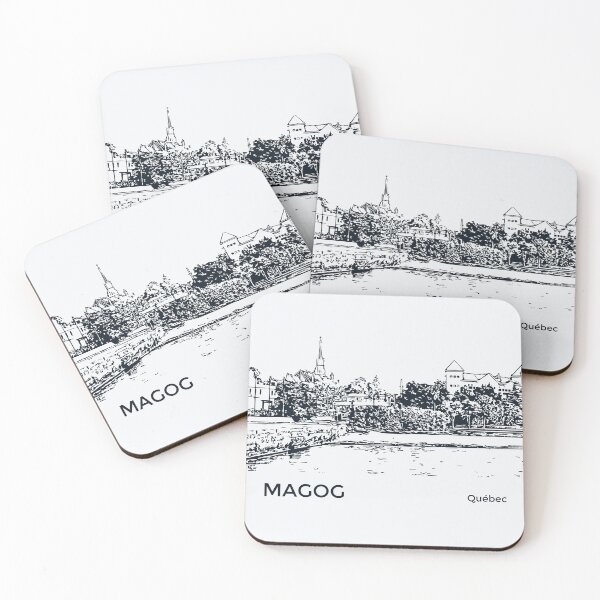 Item preview, Magog Québec designed and sold by Lakeric Cityscapes.