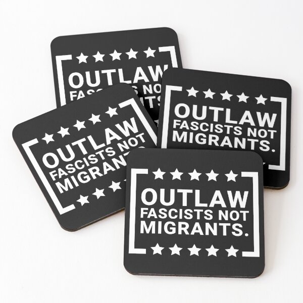 Item preview, Outlaw fascists not migrants  designed and sold by Rachel the Artist .
