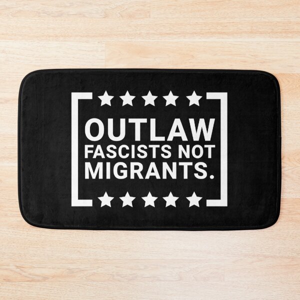 Item preview, Outlaw fascists not migrants  designed and sold by Rachel the Artist .