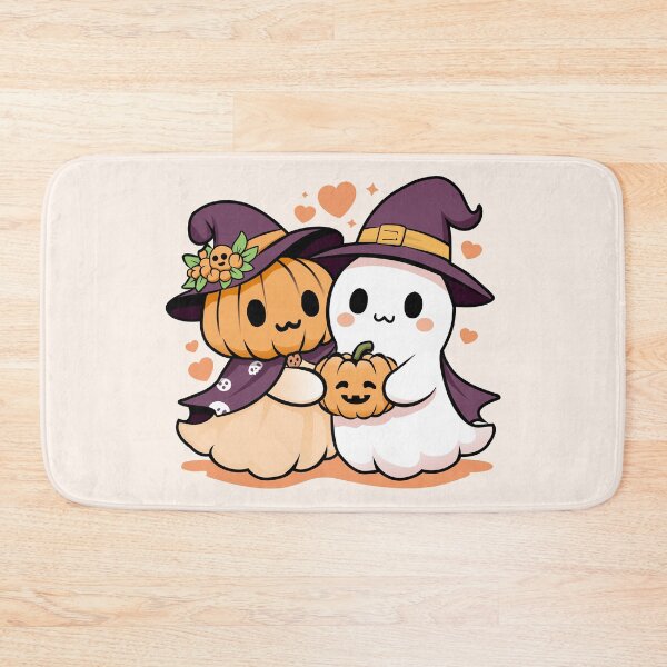 Item preview, A Bewitching Love: Pumpkin and Ghost on Halloween designed and sold by Dizartico.