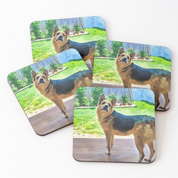 Item preview, German Shepheard In The Garden  designed and sold by PandLcreations.