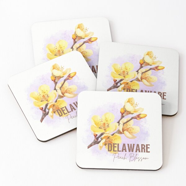 Item preview, Delaware State Flower Peach Blossom Classic T-shirt Sticker designed and sold by ThinkNature!.