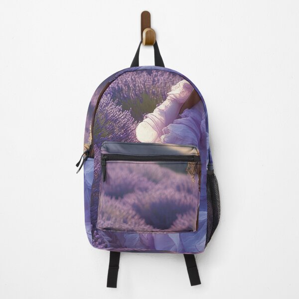 Item preview, Elegant Woman in Lavender Field at Sunset designed and sold by regalaibylondon.