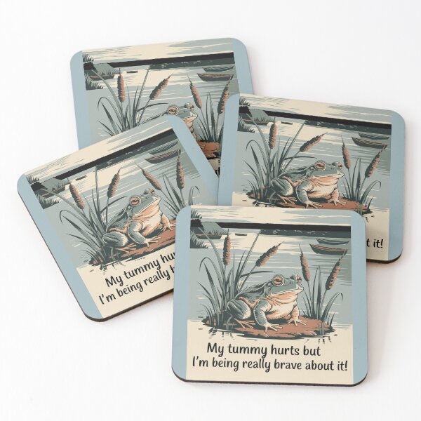 Item preview, My Tummy Hurts But I'm Being Really Brave About It designed and sold by Flirt-Teez.