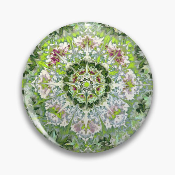Artikelvorschau, Psychedelische Trippy Tie Dye Orchidee Blume Grün erdige Deadhead entworfen und verkauft von AuroraXGreen.