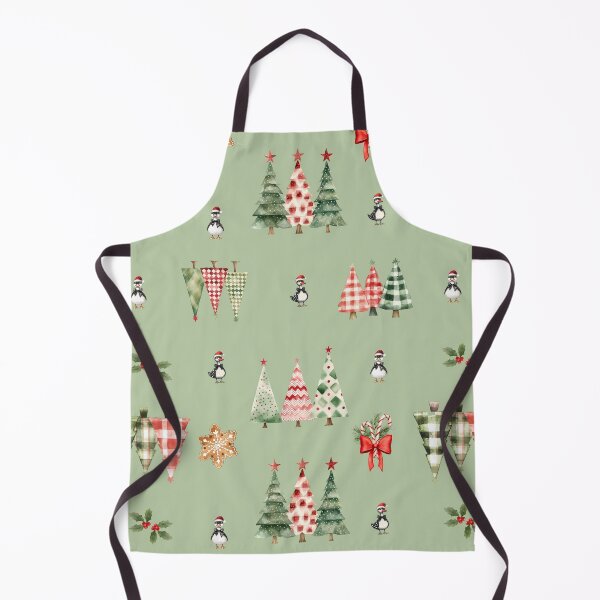 Item preview, Christmas trees playing with little ducks in a green background designed and sold by Rompecabezas.