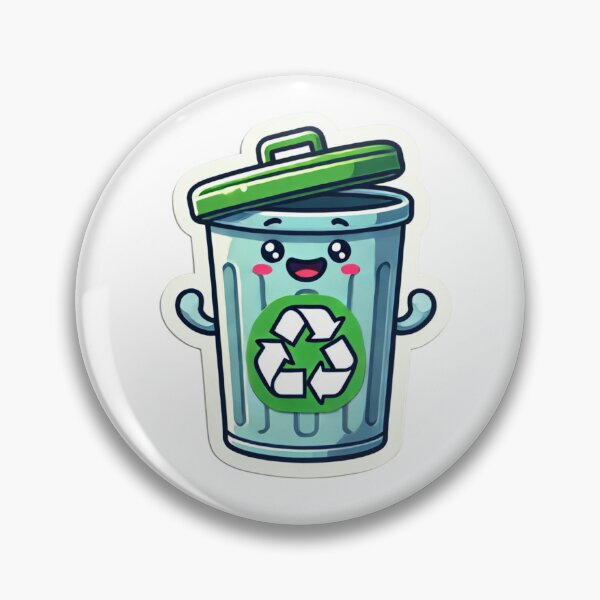 Item preview, Recycle trash can designed and sold by LewpyG.