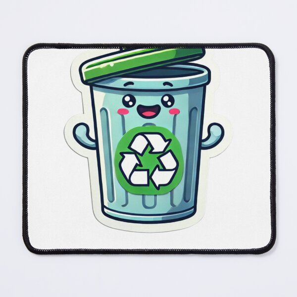 Item preview, Recycle trash can designed and sold by LewpyG.