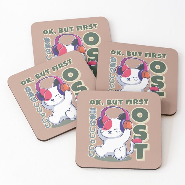 Item preview, Cute Cat Jamming to K-Drama OST Music designed and sold by KGlam.