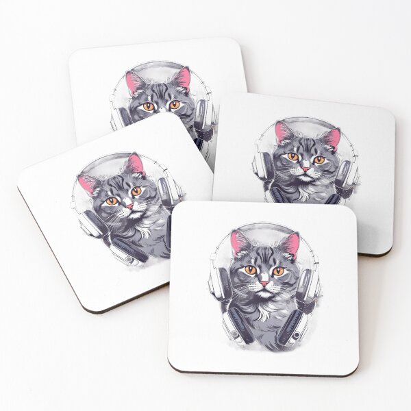 Item preview, cat headphone designed and sold by DahGrind.