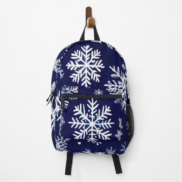 Item preview, Elegant Snowflake Christmas Design - Dark Blue & White designed and sold by Magic Of Imagination.