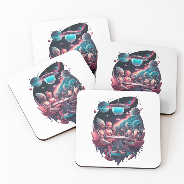 Item preview, Extraterrestrial drinking coffee to invade Earth designed and sold by Mahilis.