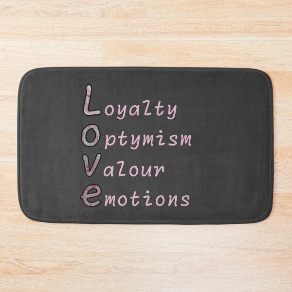 Item preview, Characteristics of true love - pink design designed and sold by serenitkaaa.