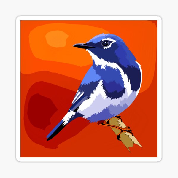 Item preview, Ultramarine Flycatcher. designed and sold by Graham Colton.