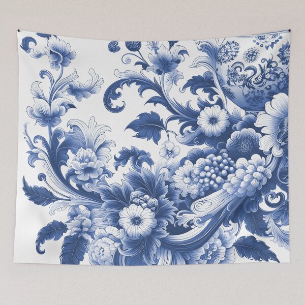 Item preview, blue pattern designed and sold by aliraweb.