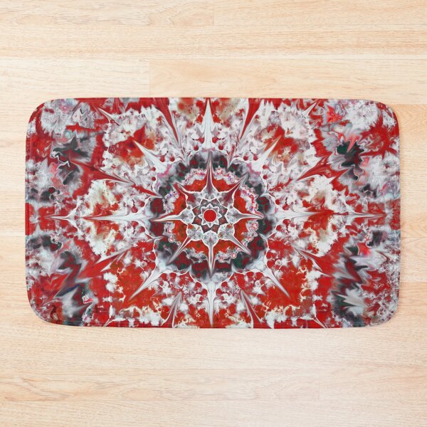 Item preview, Trippy Tie Dye red white stripe orchid deadhead designed and sold by AuroraXGreen.