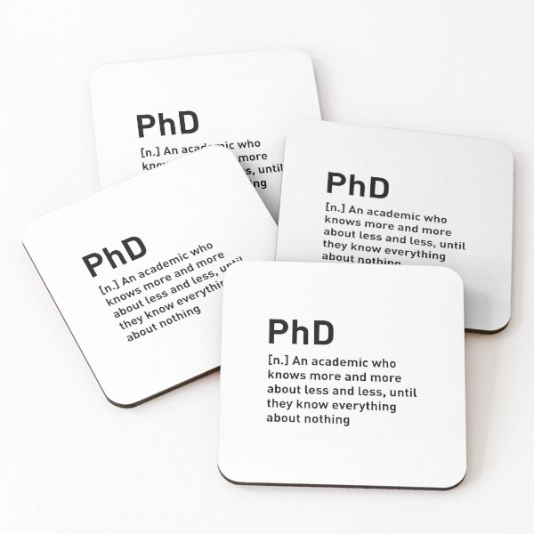 Item preview, Funny PhD definition designed and sold by corbrand.