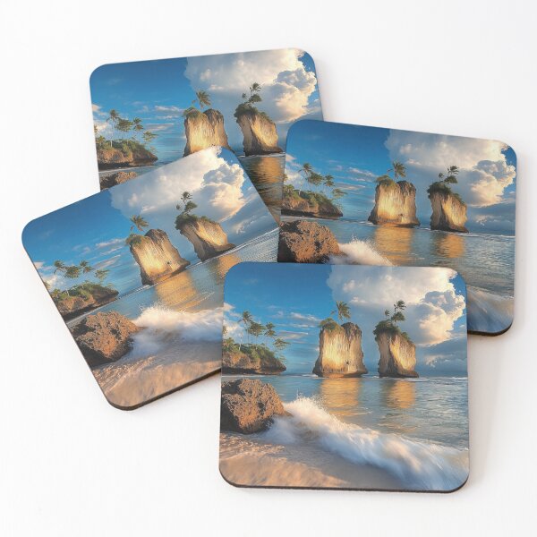 Item preview, Golden hour waves crashing in Southeast Asia. designed and sold by DigiCre8.