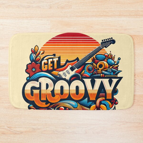 Item preview, get groovy, typography designed and sold by maxmaj.