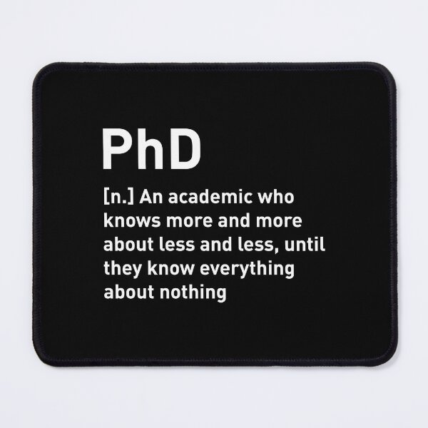 Item preview, Funny PhD definition gift designed and sold by corbrand.