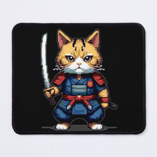 Item preview, Feline Samurai Warrior designed and sold by Nostalgia Busters.