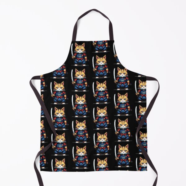 Item preview, Feline Samurai Warrior designed and sold by Nostalgia Busters.