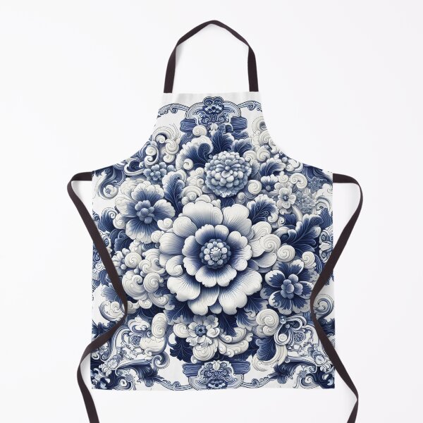 Item preview, blue porcelain pattern designed and sold by aliraweb.