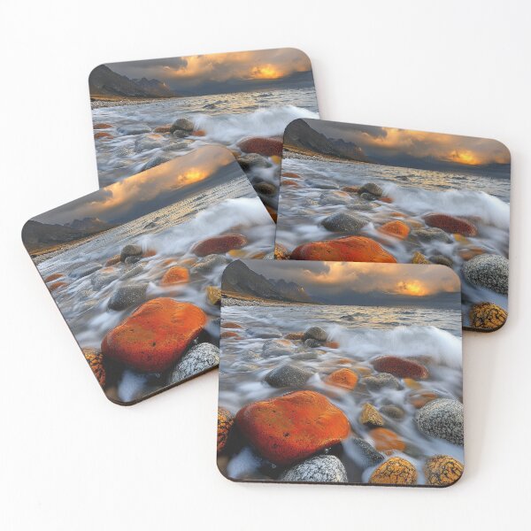 Item preview, Seascape photography features waves crashing against the rocks. designed and sold by DigiCre8.