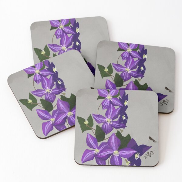 Item preview, Purple Botanical Flowers designed and sold by ArtForHaunting.