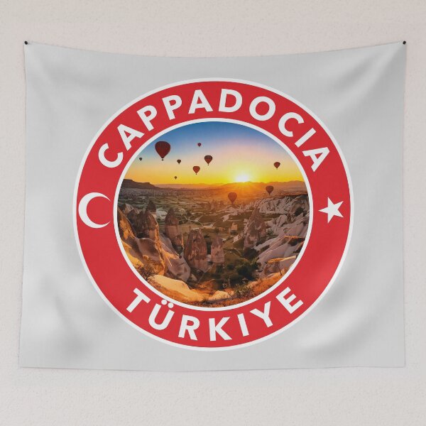 Item preview, Cappadocia, Türkiye Round Emblem designed and sold by travelwitheric.