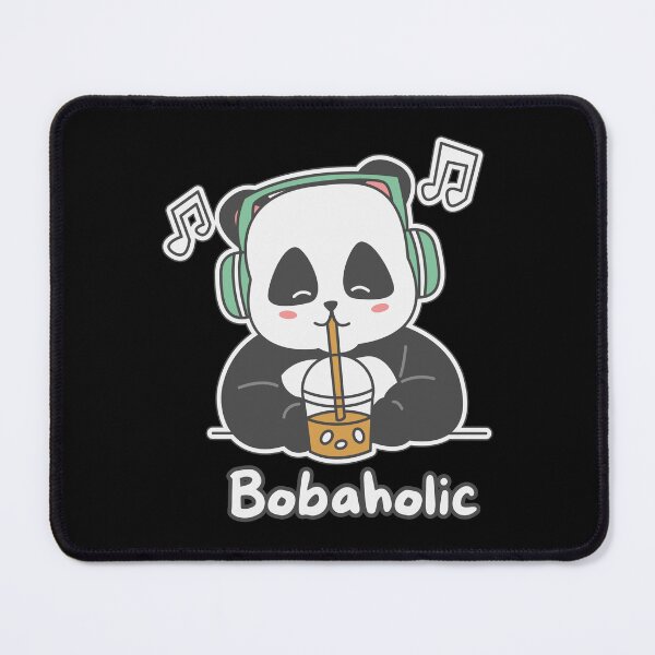 Item preview, Bobaholic Bubble Tea Boba Panda designed and sold by ChaosDesigns876.