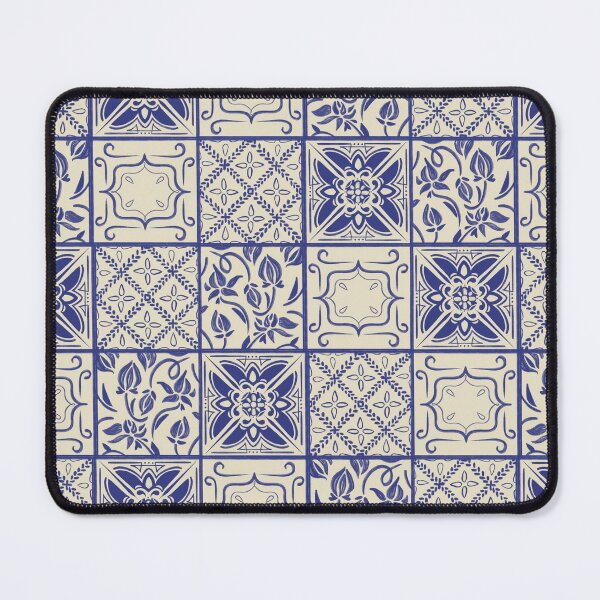 Item preview, Blue Tile Pattern designed and sold by akormanik.