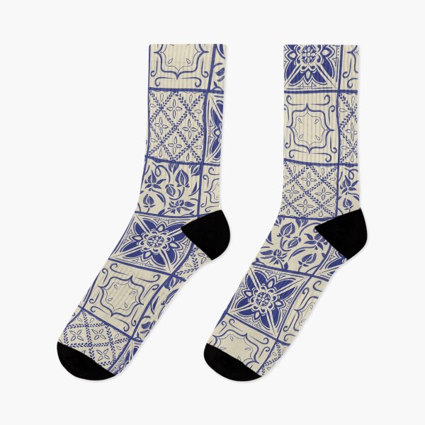Item preview, Blue Tile Pattern designed and sold by akormanik.