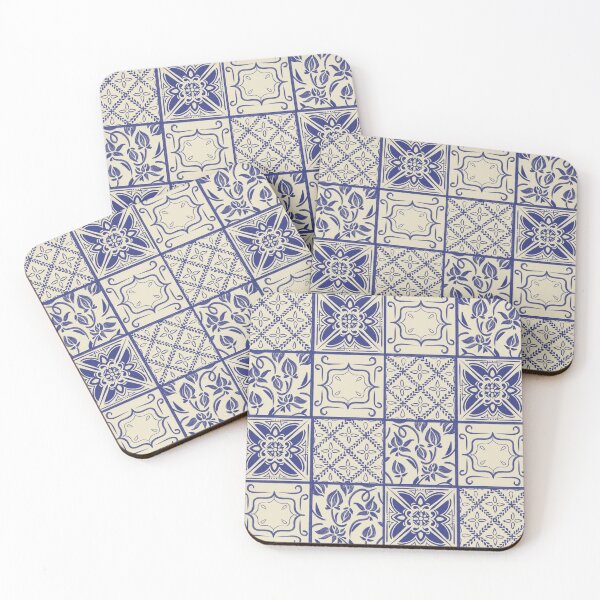 Item preview, Blue Tile Pattern designed and sold by akormanik.