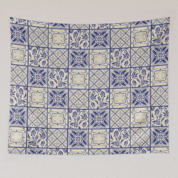 Item preview, Blue Tile Pattern designed and sold by akormanik.